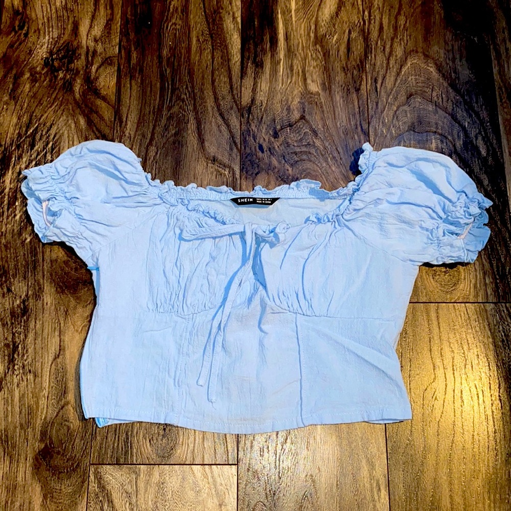 Sky blue t shirt from SHEIN size small